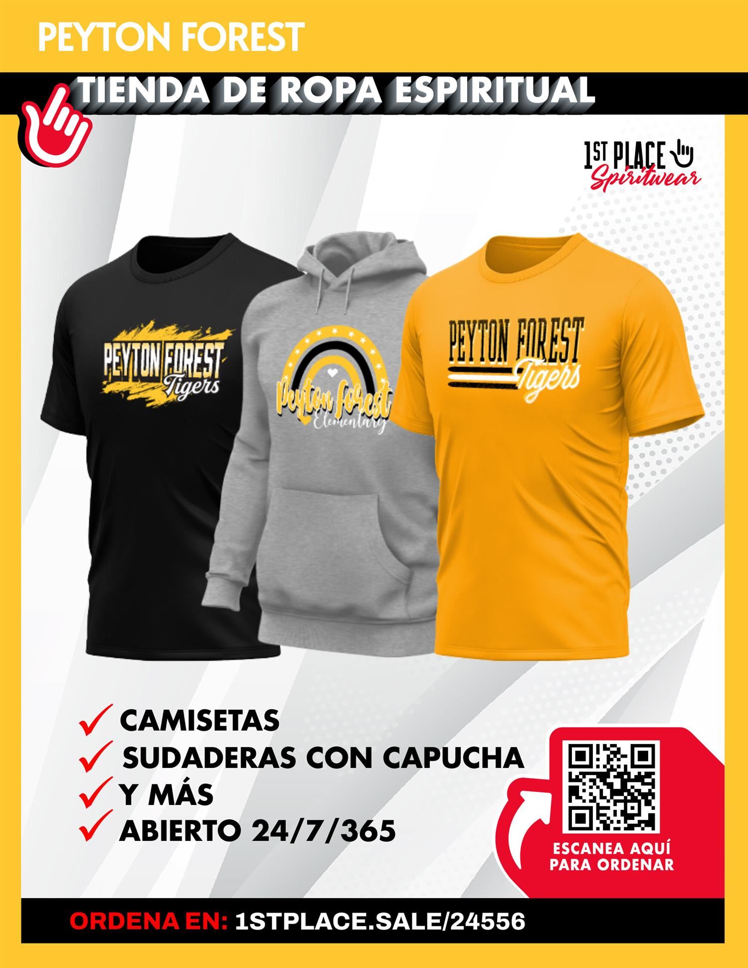 Codigo QR y folleto para comprar